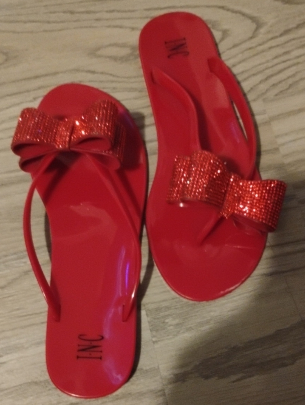Red Glitter Heels